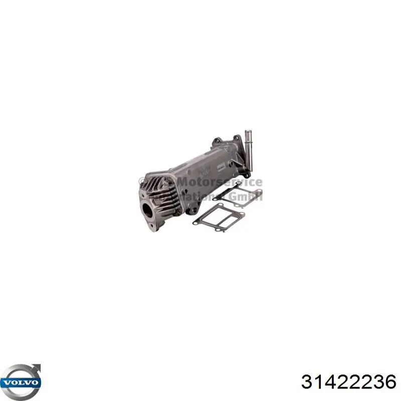 Chłodnica układu recyrkulacji spalin EGR Volvo 31422236 cena, od 125,81 USD