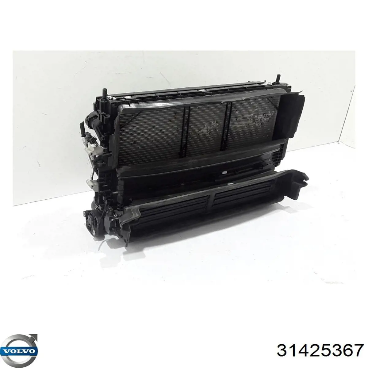Do koszyka 31425367 Volvo Kierownica powietrza (deflektor) chłodnicy