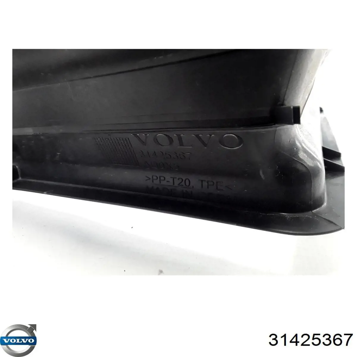 31425367 Volvo Kierownica powietrza (deflektor) chłodnicy