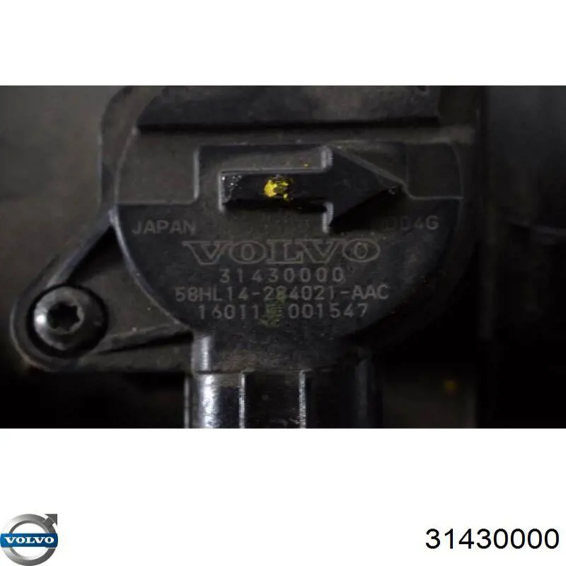 31430000 Volvo Czujnik przepływu powietrza, przepływomierz powietrza M.A.F.
