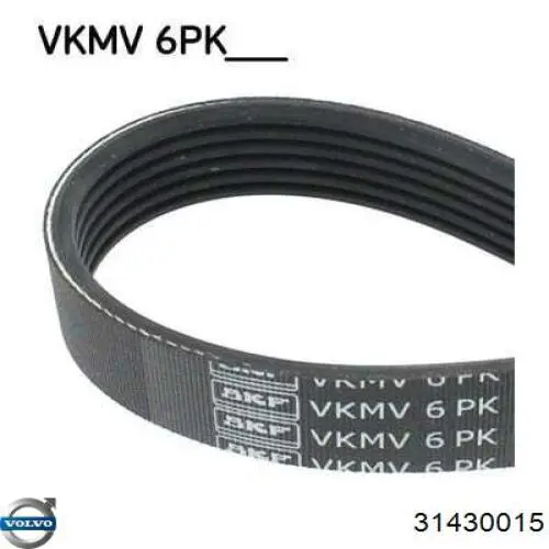 Pas napędowy mechanizmów 31430015 Volvo