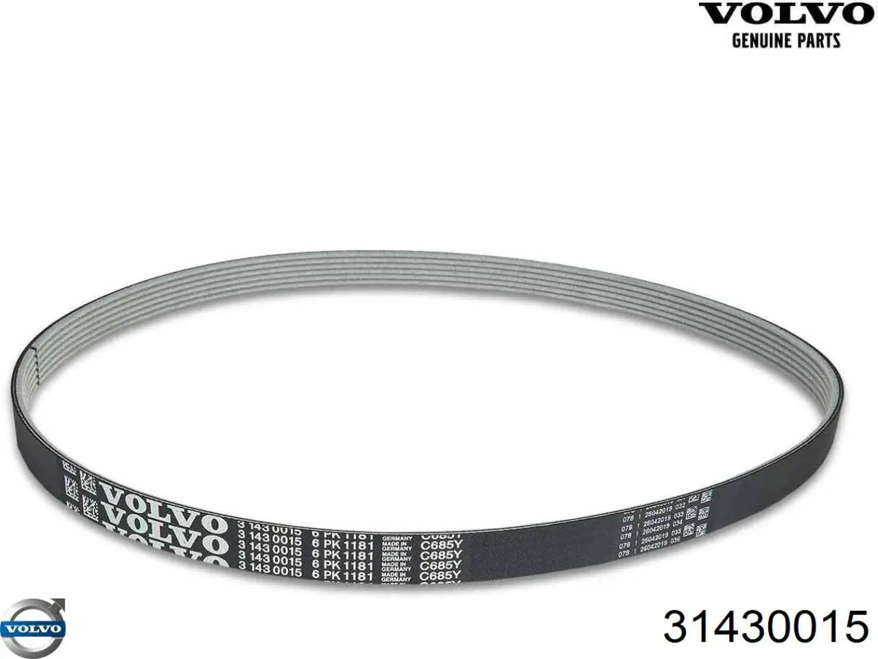 Do koszyka 31430015 Volvo Pas napędowy mechanizmów