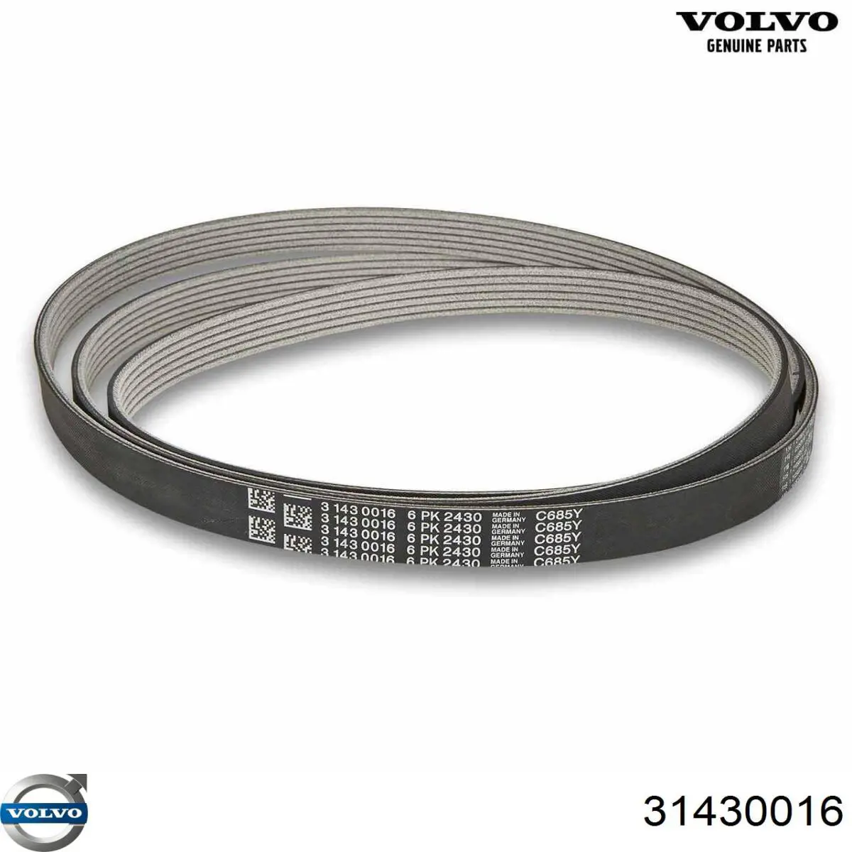 Pas napędowy mechanizmów Volvo 31430016 cena, od 31,95 USD