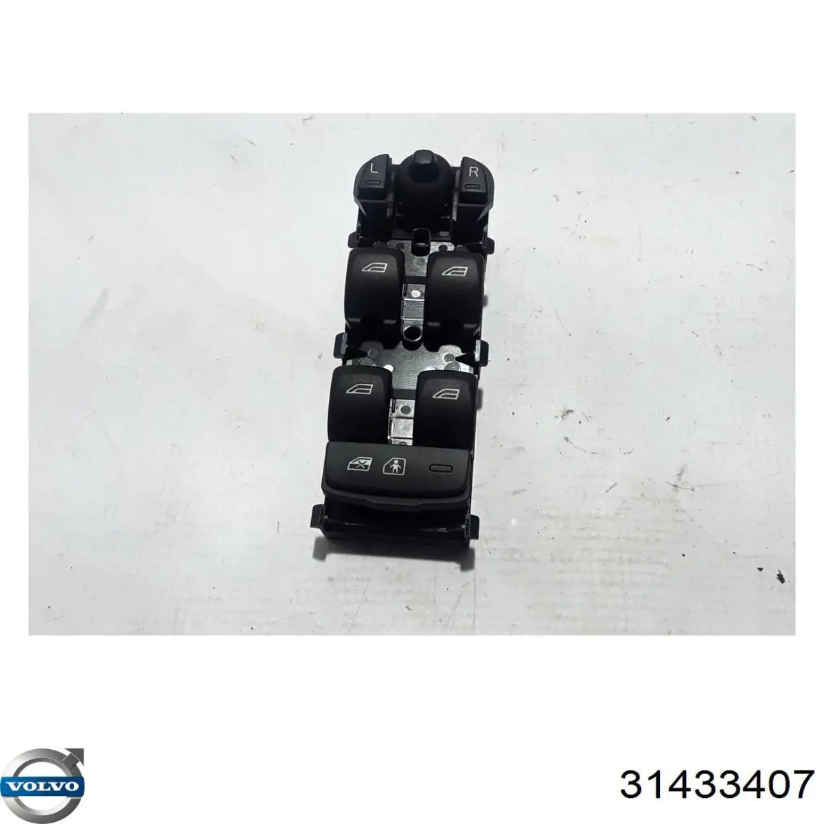Panel przyciskowy sterowania podnośnikiem szyby przedni lewy Volvo 31433407 cena, od 63,05 USD