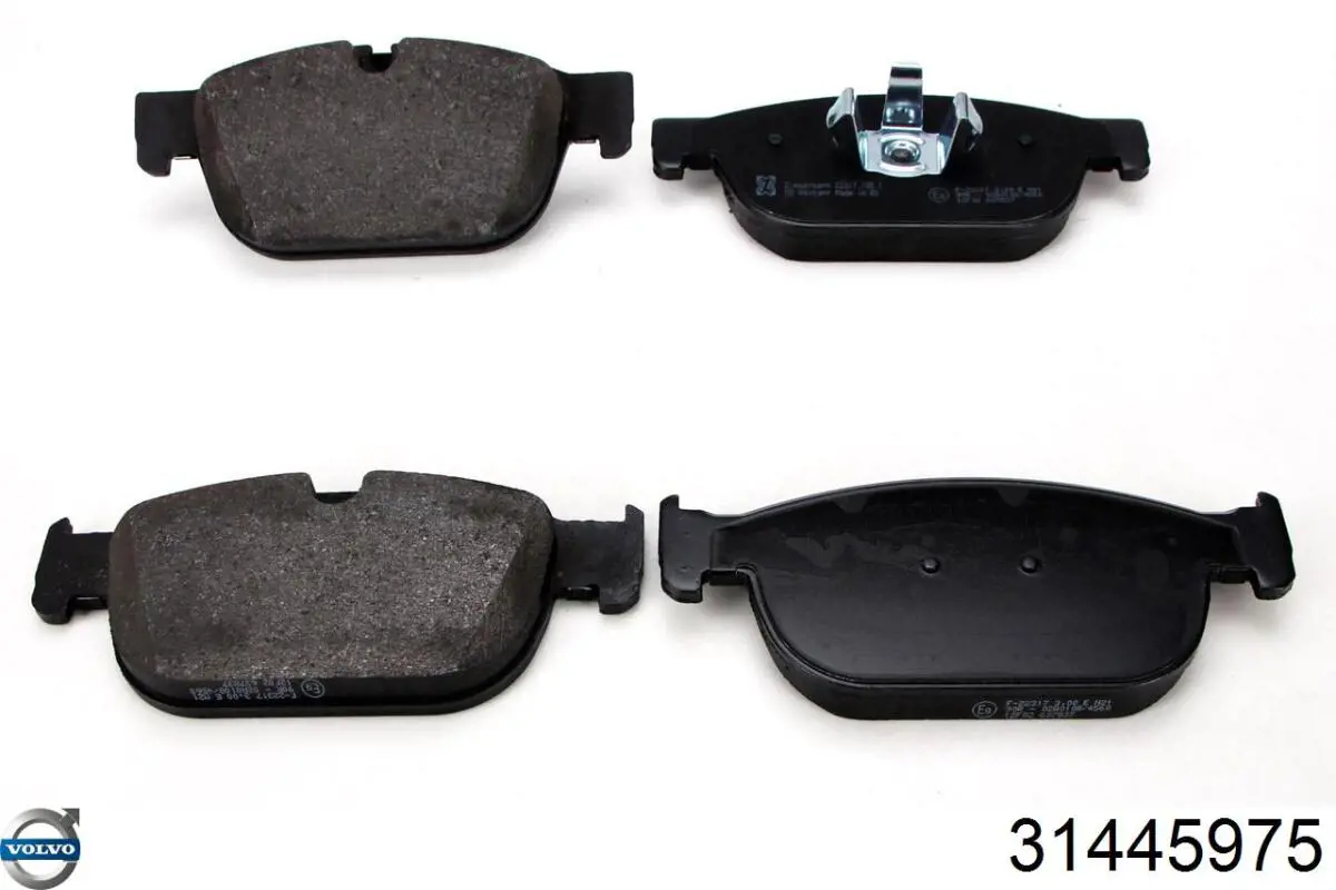 Do koszyka 31445975 Volvo Klocki hamulcowe przednie tarczowe