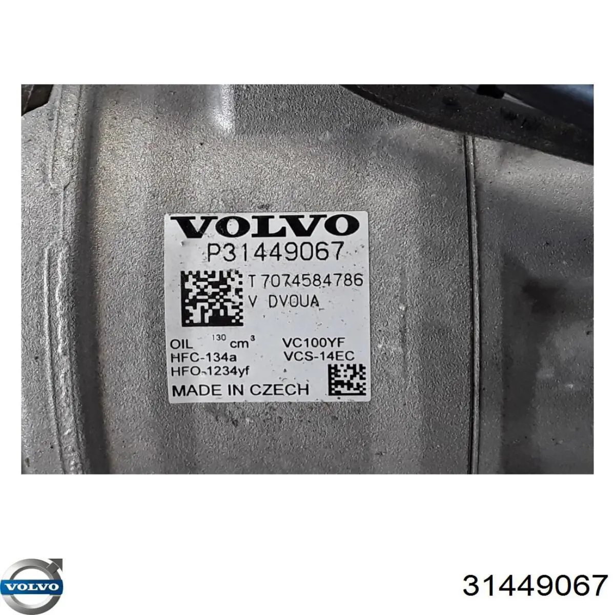 Do koszyka 31449067 Volvo Sprężarka klimatyzacji