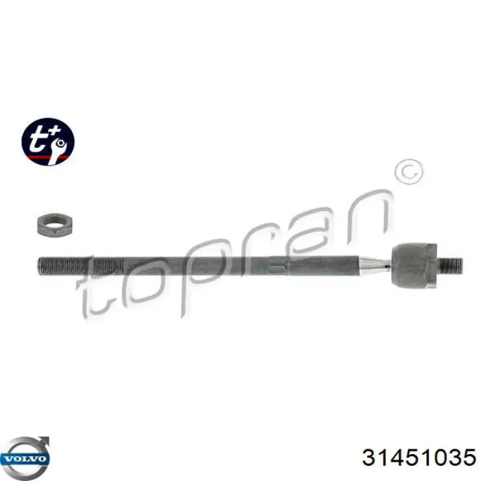Drążek kierowniczy 31451035 Volvo