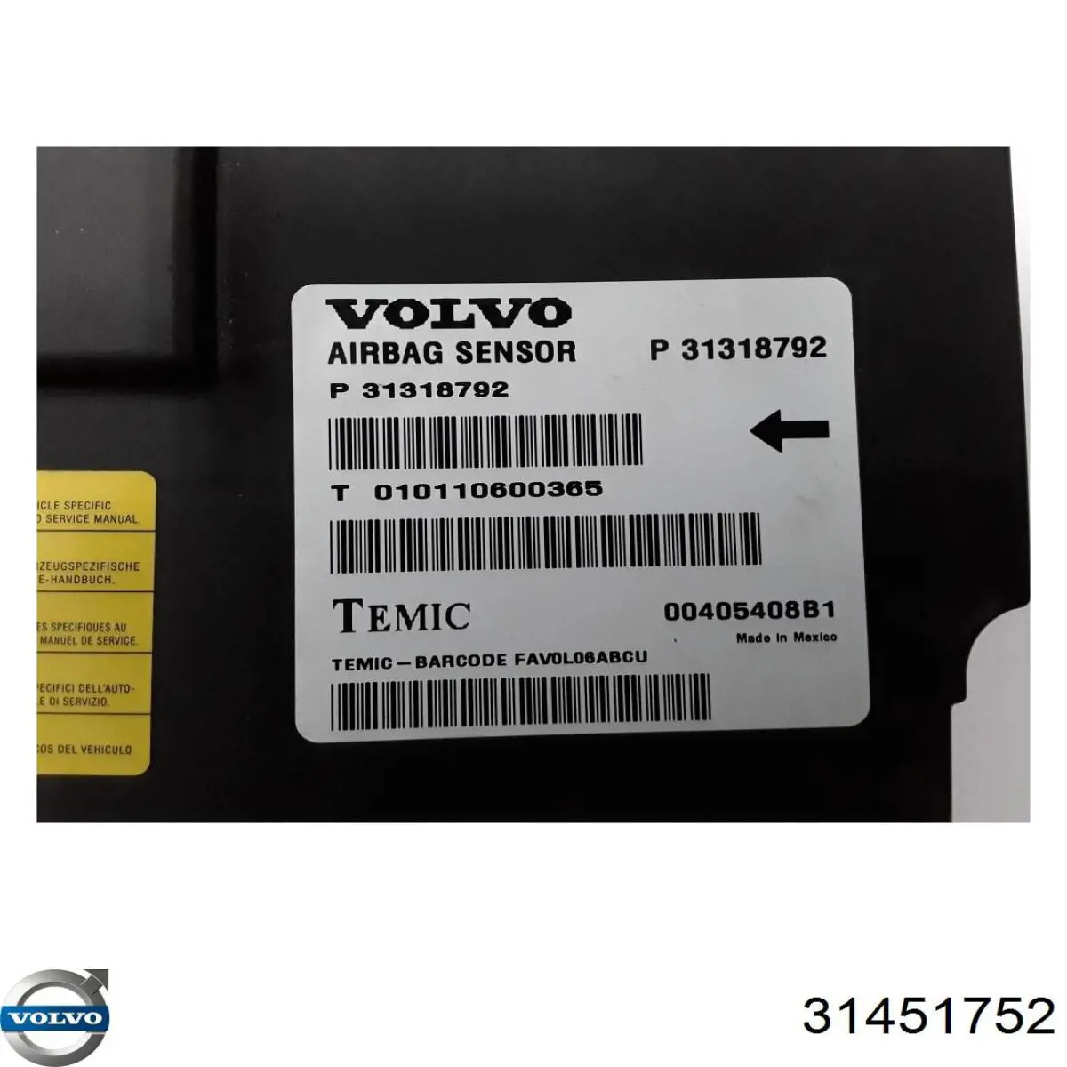 Volvo 31340796