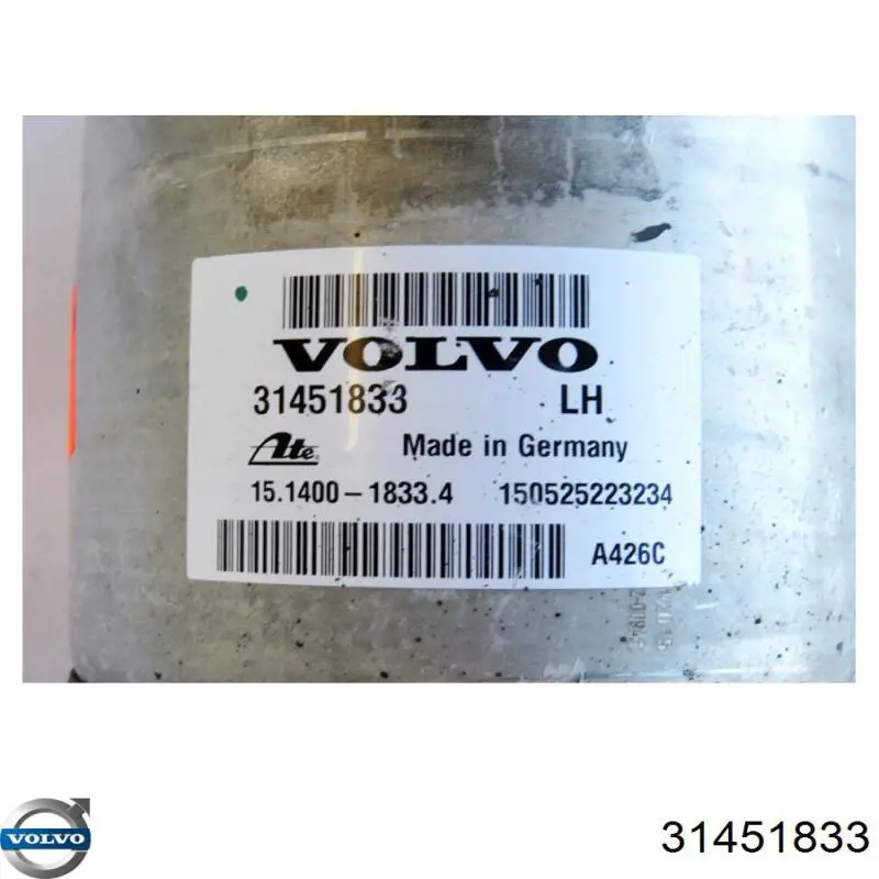 Amortyzator przedni lewy Volvo 31451833 cena, od 571,35 USD