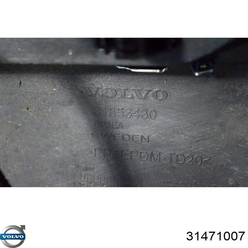 Czujnik parkowania przedni/tylny boczny 31471007 Volvo