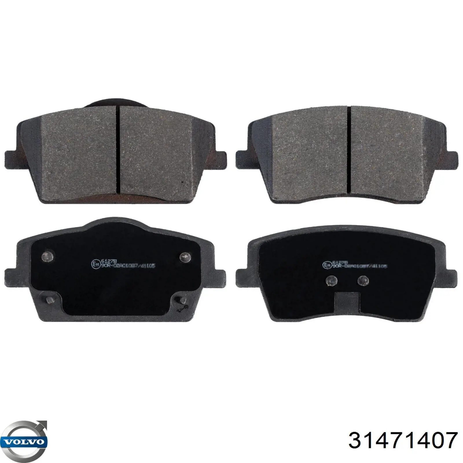 31471407 Volvo Klocki hamulcowe przednie tarczowe