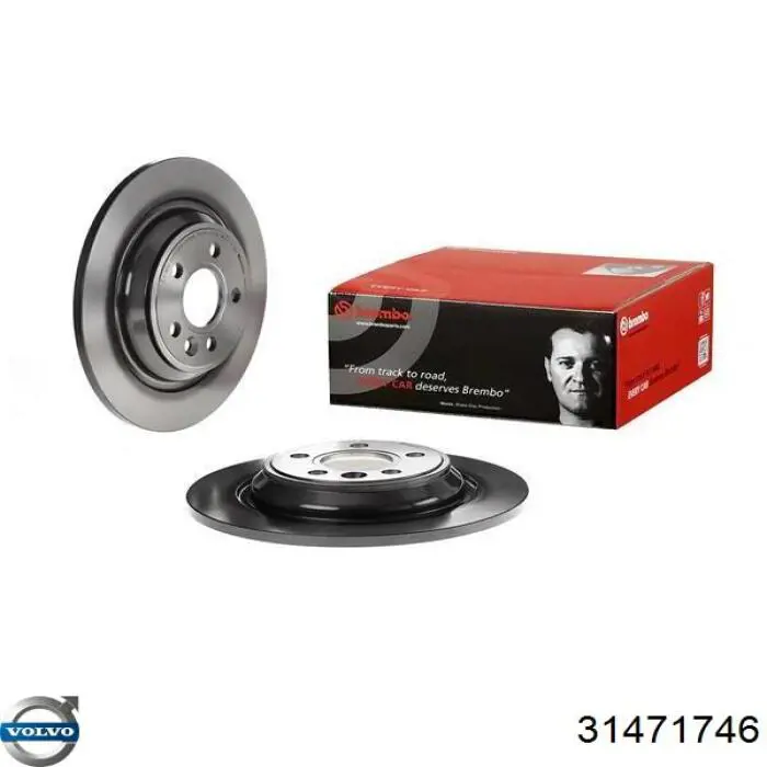 31471746 Volvo Tarcza hamulcowa tylna
