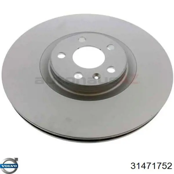 31471752 Volvo Tarcza hamulcowa przednia