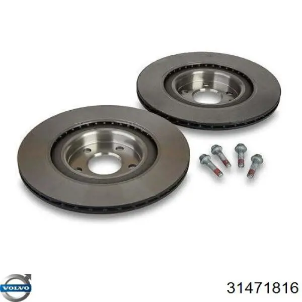 Do koszyka 31471816 Volvo Tarcza hamulcowa tylna