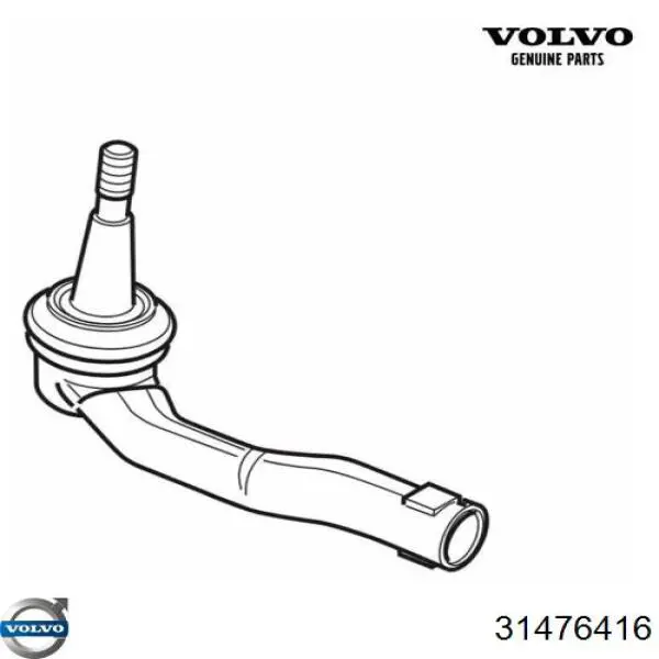 31476416 Volvo Końcówka drążka kierowniczego zewnętrzna