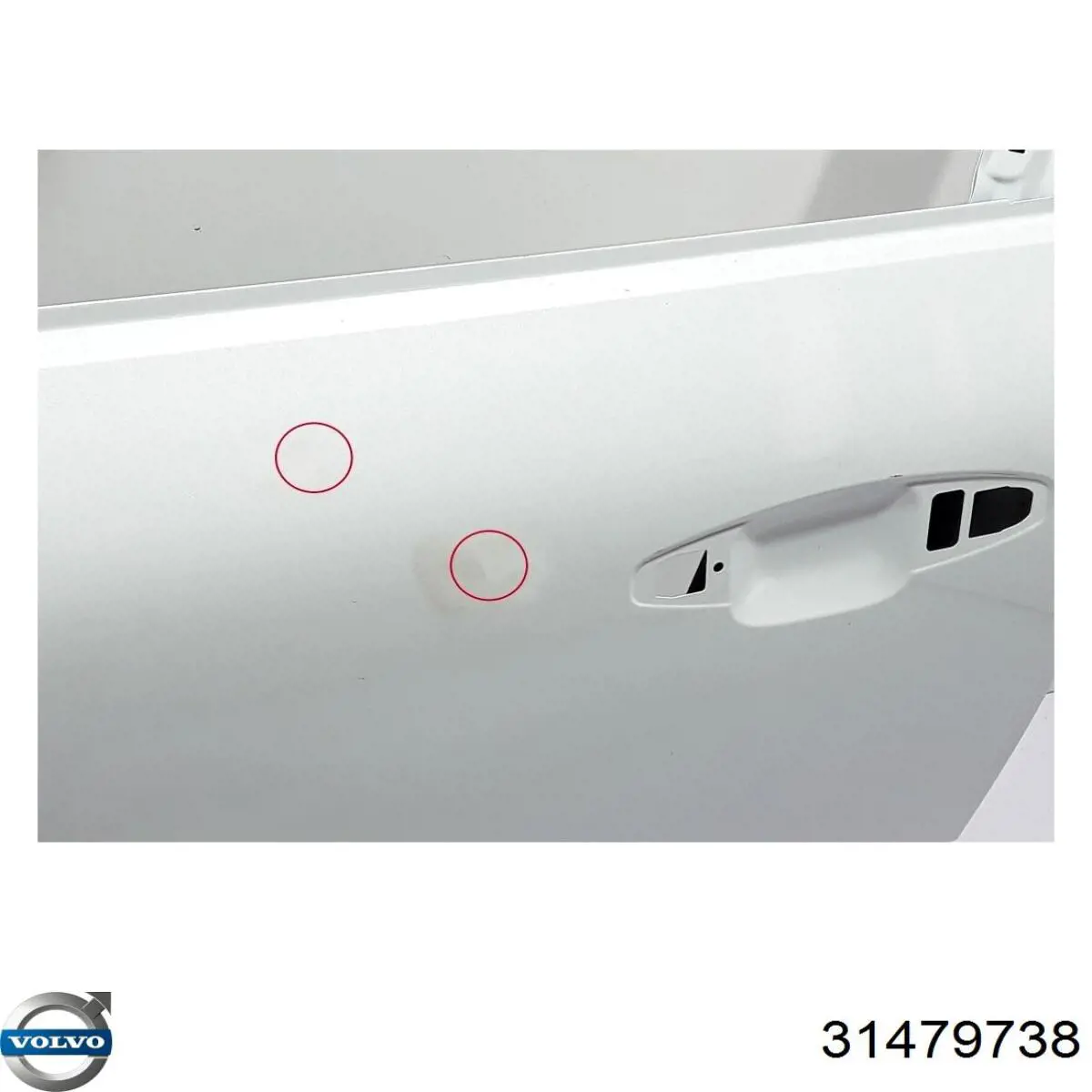 Drzwi przednie lewe 32399004 Volvo