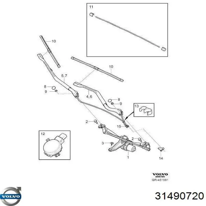 Alternator 31490720 Volvo