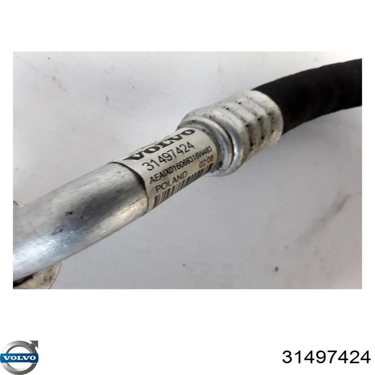 Przewód klimatyzacji, od tylnego parownika do sprężarki Volvo 31497424 cena, od 80,02 USD