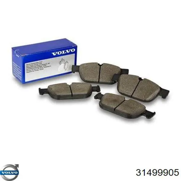31499905 Volvo Klocki hamulcowe przednie tarczowe