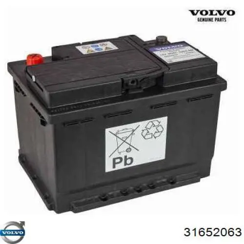 Bateria (akumulator) Volvo 31652063 cena, od 122,17 USD