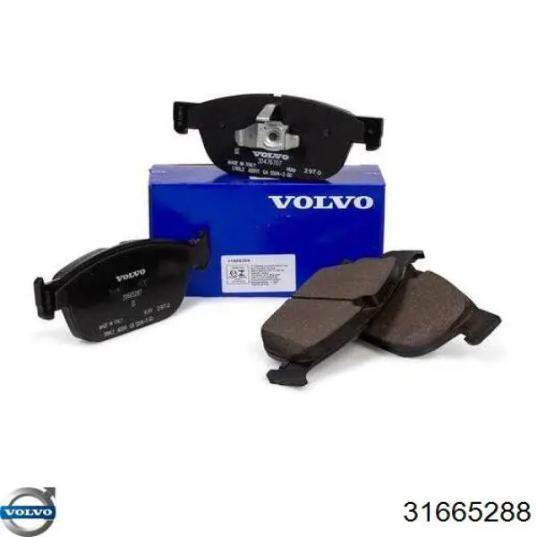 31665288 Volvo Klocki hamulcowe przednie tarczowe
