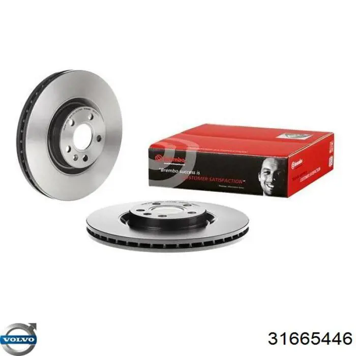Tarcza hamulcowa przednia Volvo 31665446 cena, od 77,60 USD