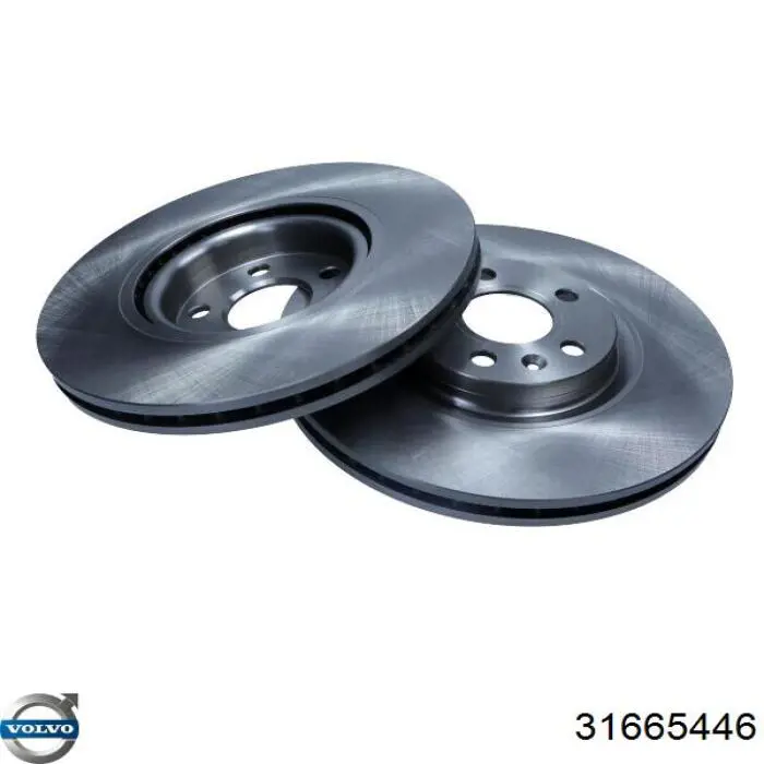 Do koszyka 31665446 Volvo Tarcza hamulcowa przednia