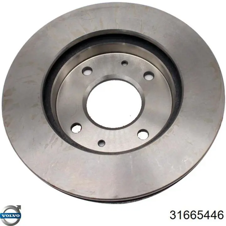 Tarcza hamulcowa przednia Volvo 31665446
