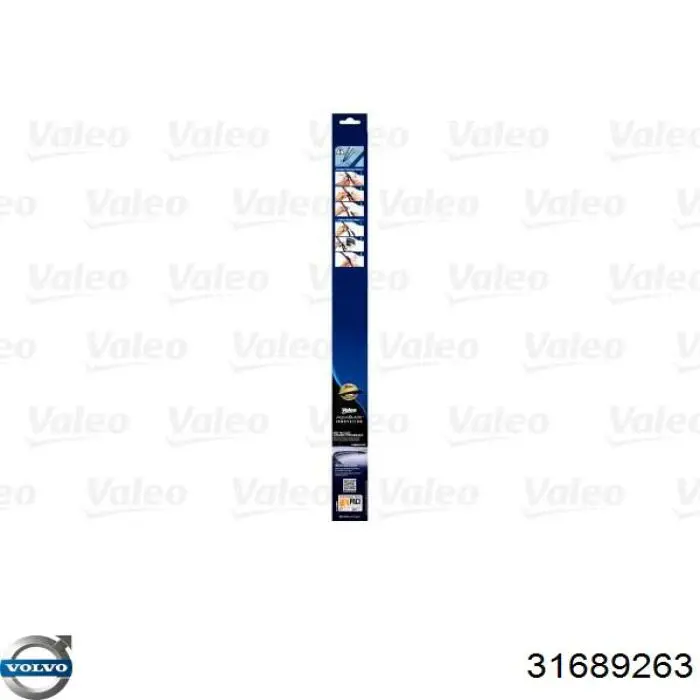 Do koszyka 31689263 Volvo Pióro wycieraczki szyby przedniej kierowcy