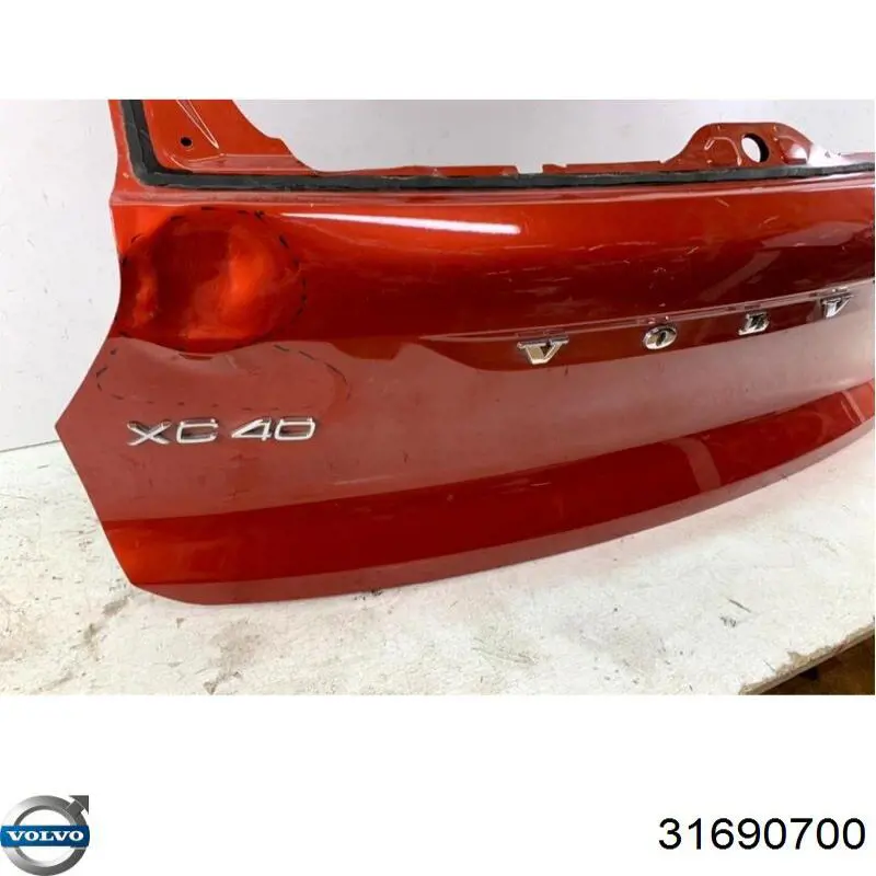 Drzwi tylne (bagażnika 3/5) 31690700 Volvo
