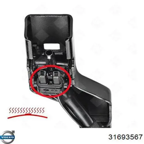 Do koszyka 31693567 Volvo 