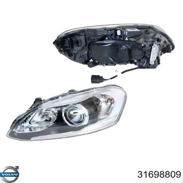 31698809 Volvo Reflektor prawy