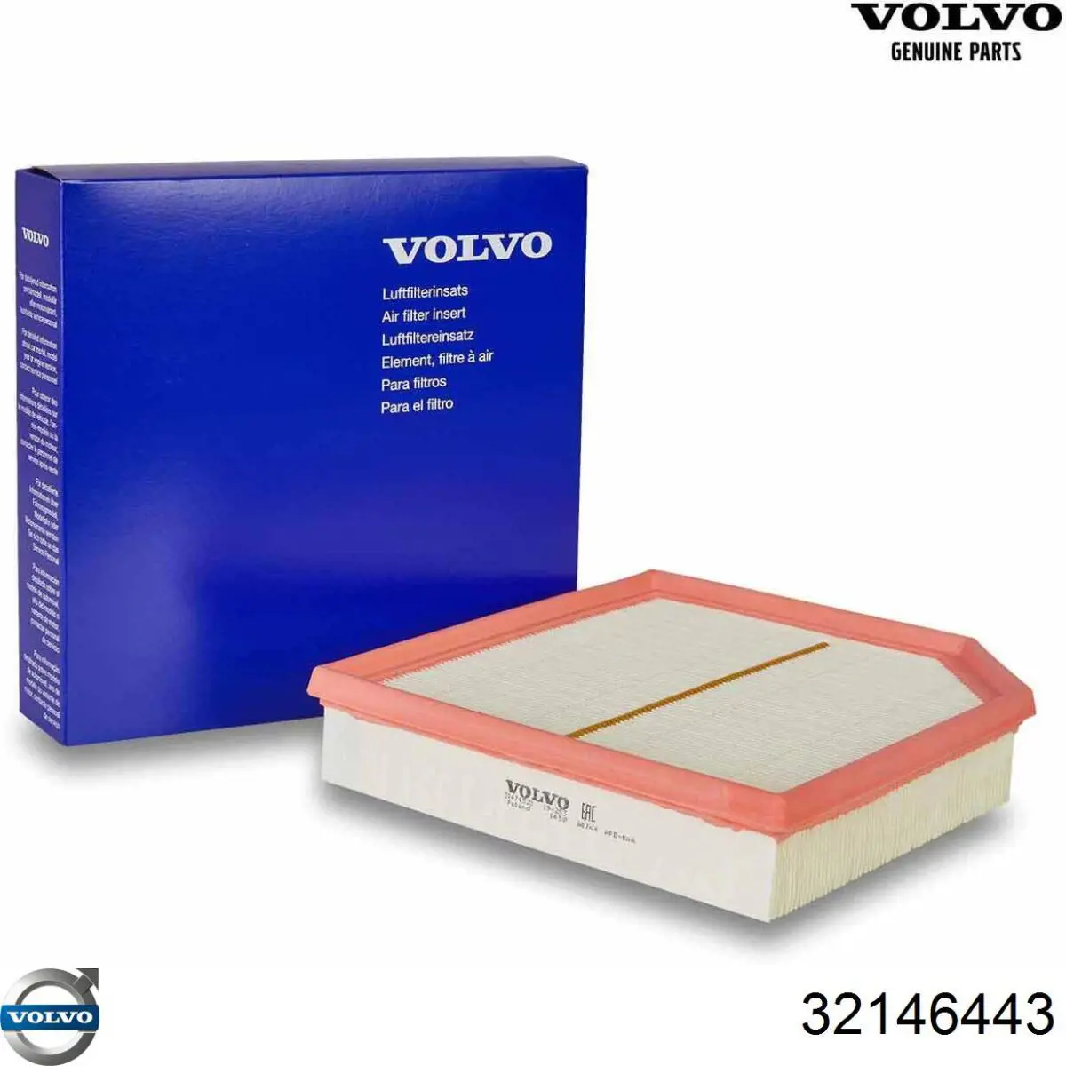 Filtr powietrza Volvo 32146443 cena, od 15,58 USD