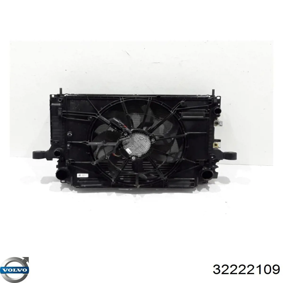 32222109 Volvo Dyfuzor chłodnicy, w komplecie z silnikiem i wirnikiem