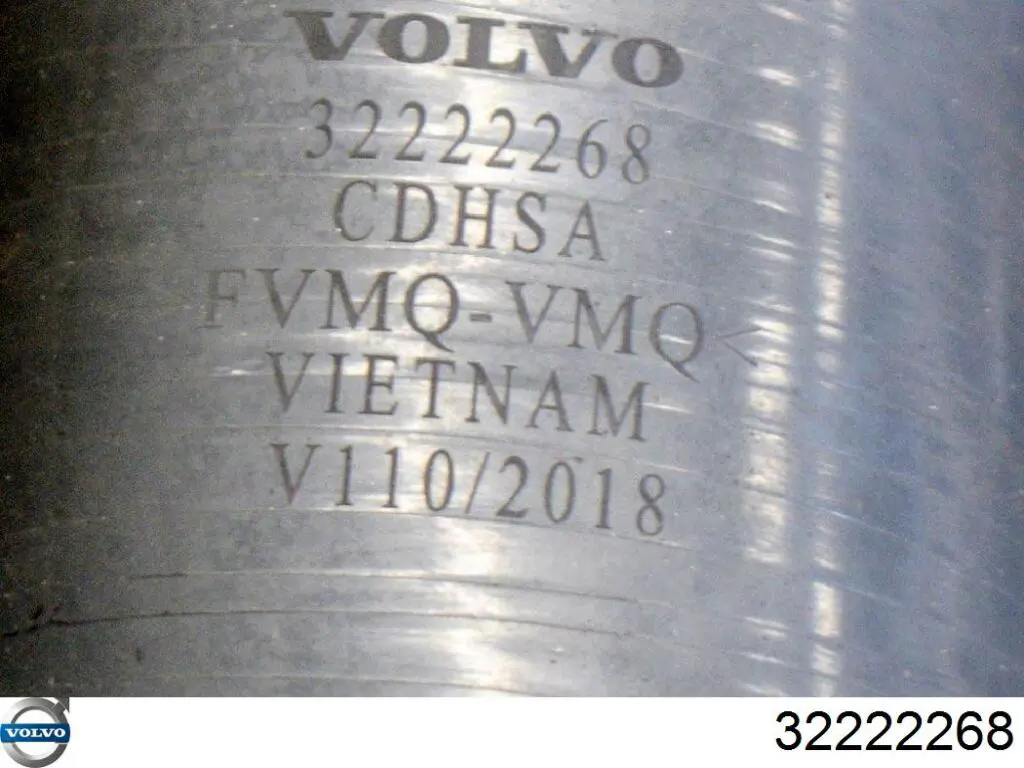32222268 Volvo Przewód (króciec) intercoolera