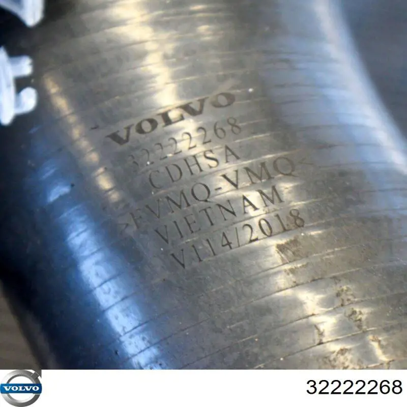 Przewód (króciec) intercoolera Volvo 32222268 cena, od 53,15 USD