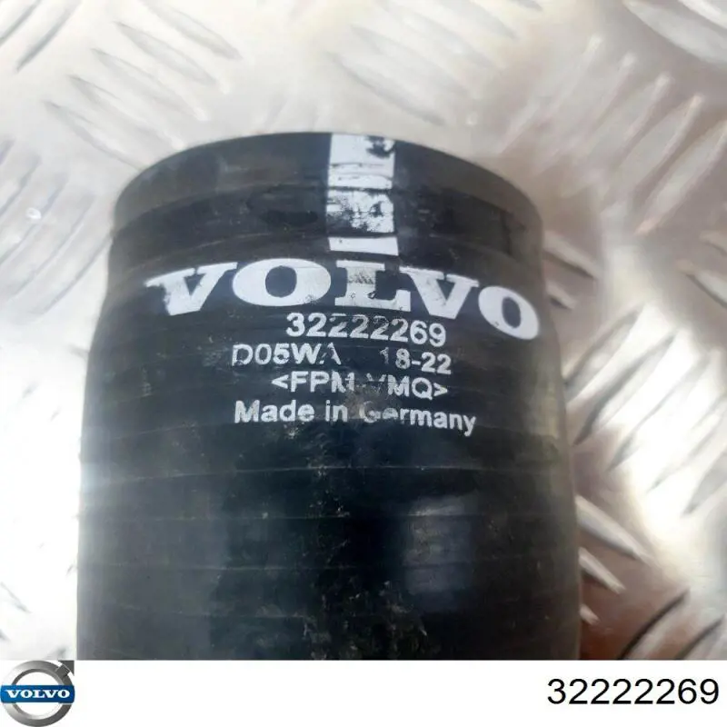32222269 Volvo Przewód (króciec) intercoolera