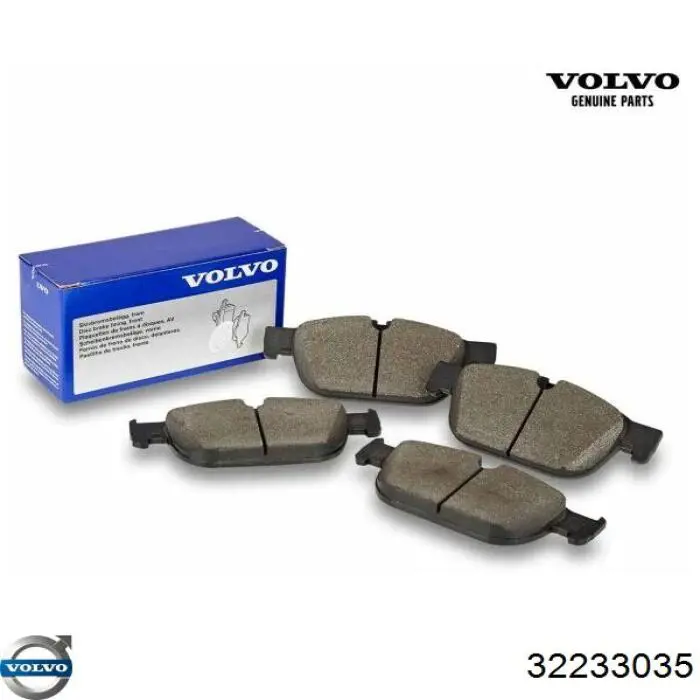 Okładziny (klocki) do hamulców tarczowych tylne Volvo 32233035 cena, od 31,33 USD