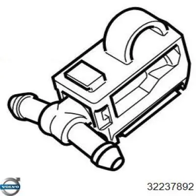 Do koszyka 32237892 Volvo Pióro wycieraczki szyby przedniej, zestaw (2 szt.)