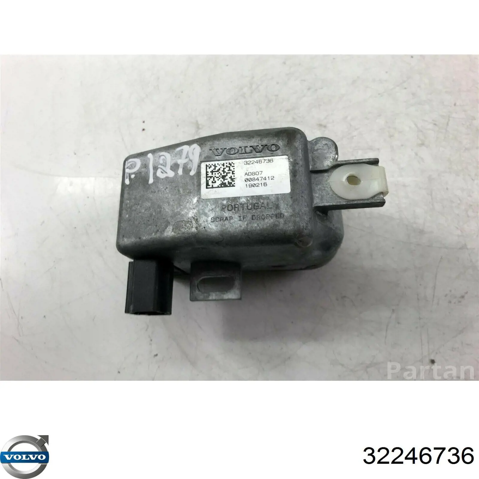 Do koszyka 31360073 Volvo Mechanizm blokady kierownicy