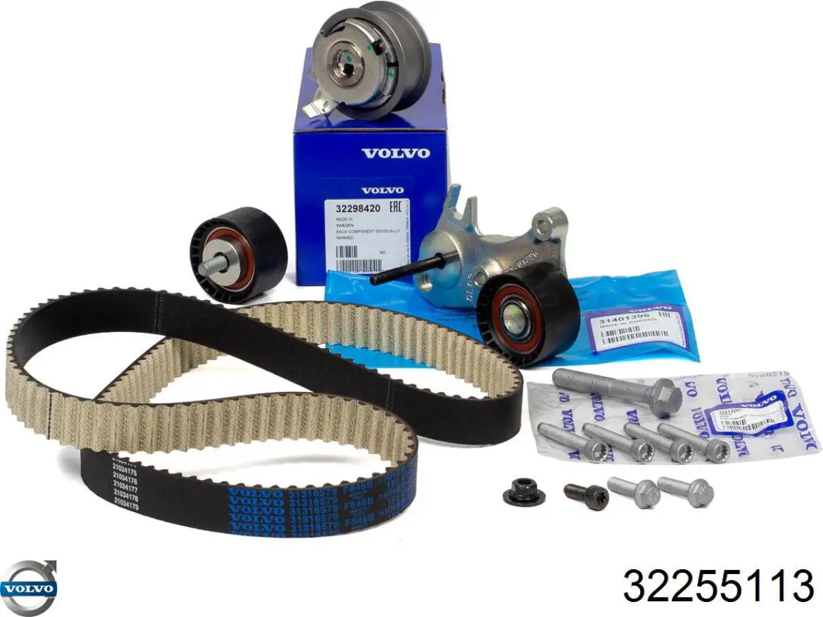 32255113 Volvo Pasek rozrządu, zestaw