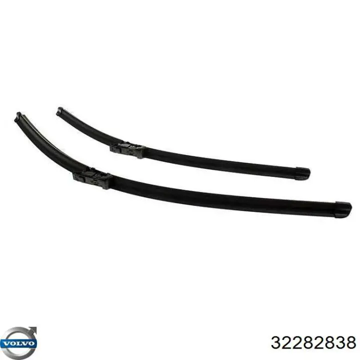 Do koszyka 32282838 Volvo Pióro wycieraczki szyby przedniej, zestaw (2 szt.)