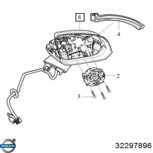 Maska silnika Volvo 32297896 cena, od 859,61 USD