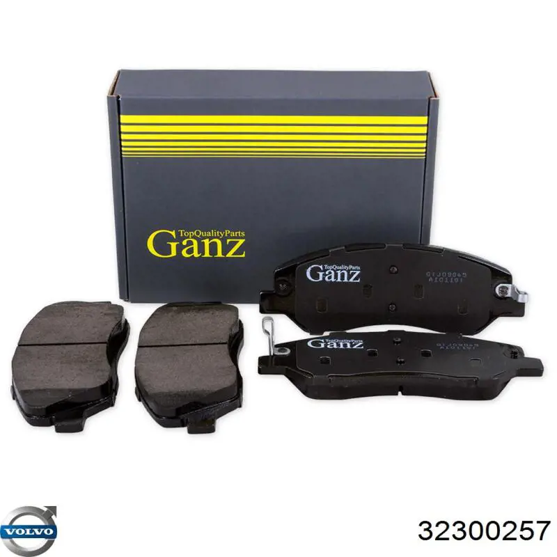 Okładziny (klocki) do hamulców tarczowych tylne Volvo 32300257 cena, od 27,33 USD