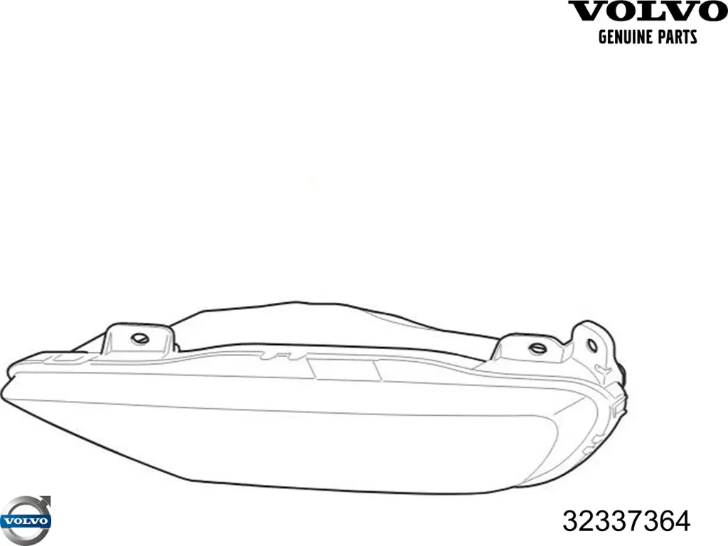 Do koszyka 32337364 Volvo Lampa przeciwmgielna lewa
