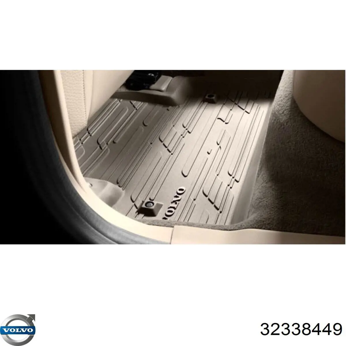 32338449 Volvo Dywaniki przód+tył, komplet