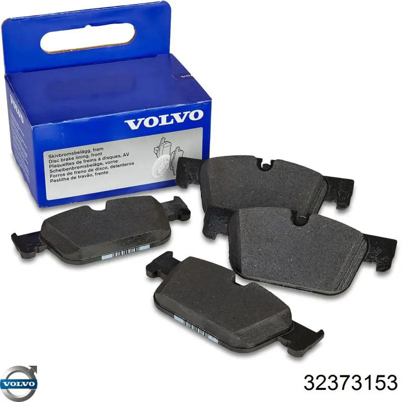32373153 Volvo Klocki hamulcowe przednie tarczowe
