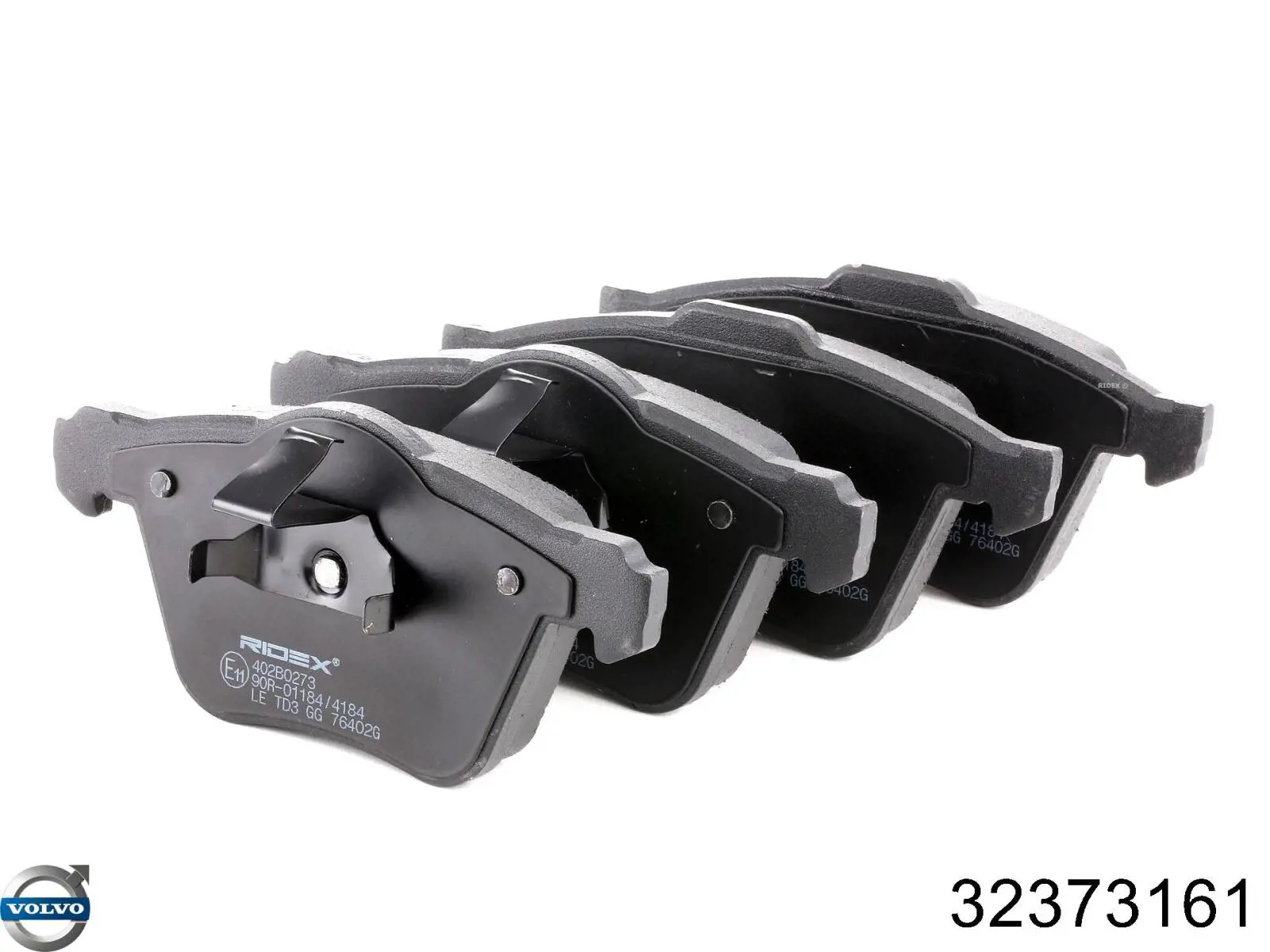 Klocki hamulcowe przednie tarczowe Volvo 32373161 cena, od 36,98 USD