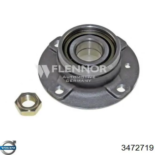 Piasta tylna 3472719 Volvo