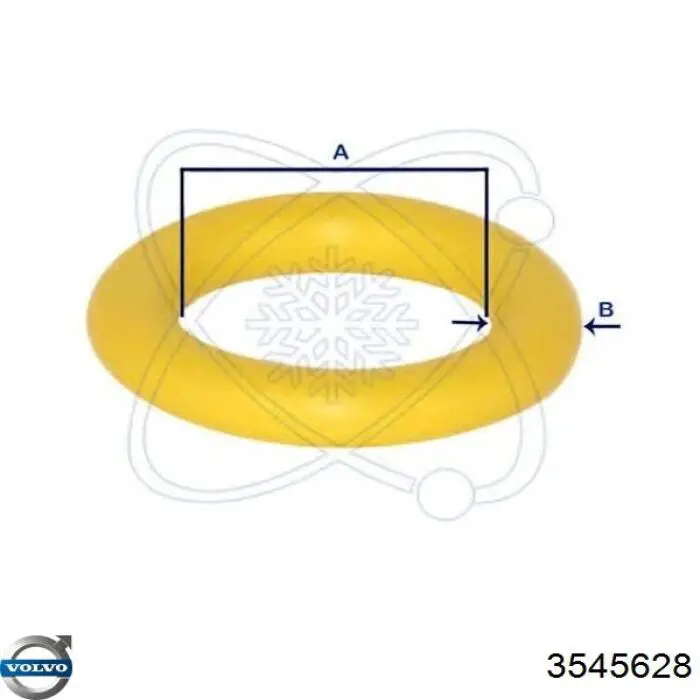 3545628 Volvo Uszczelka pierścieniowa rury klimatyzacji
